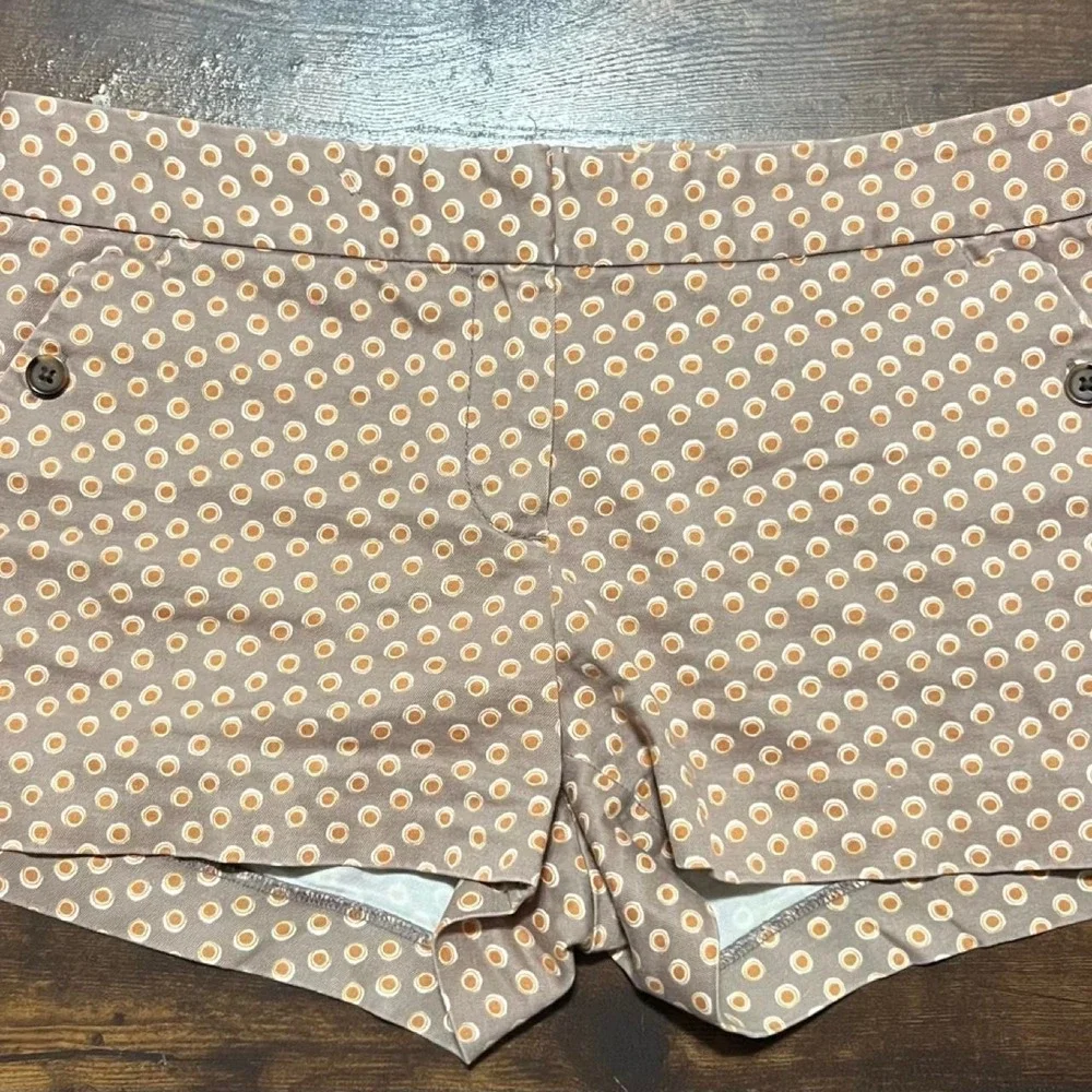 J.Crew brown and beige polka dot shorts 327.5
